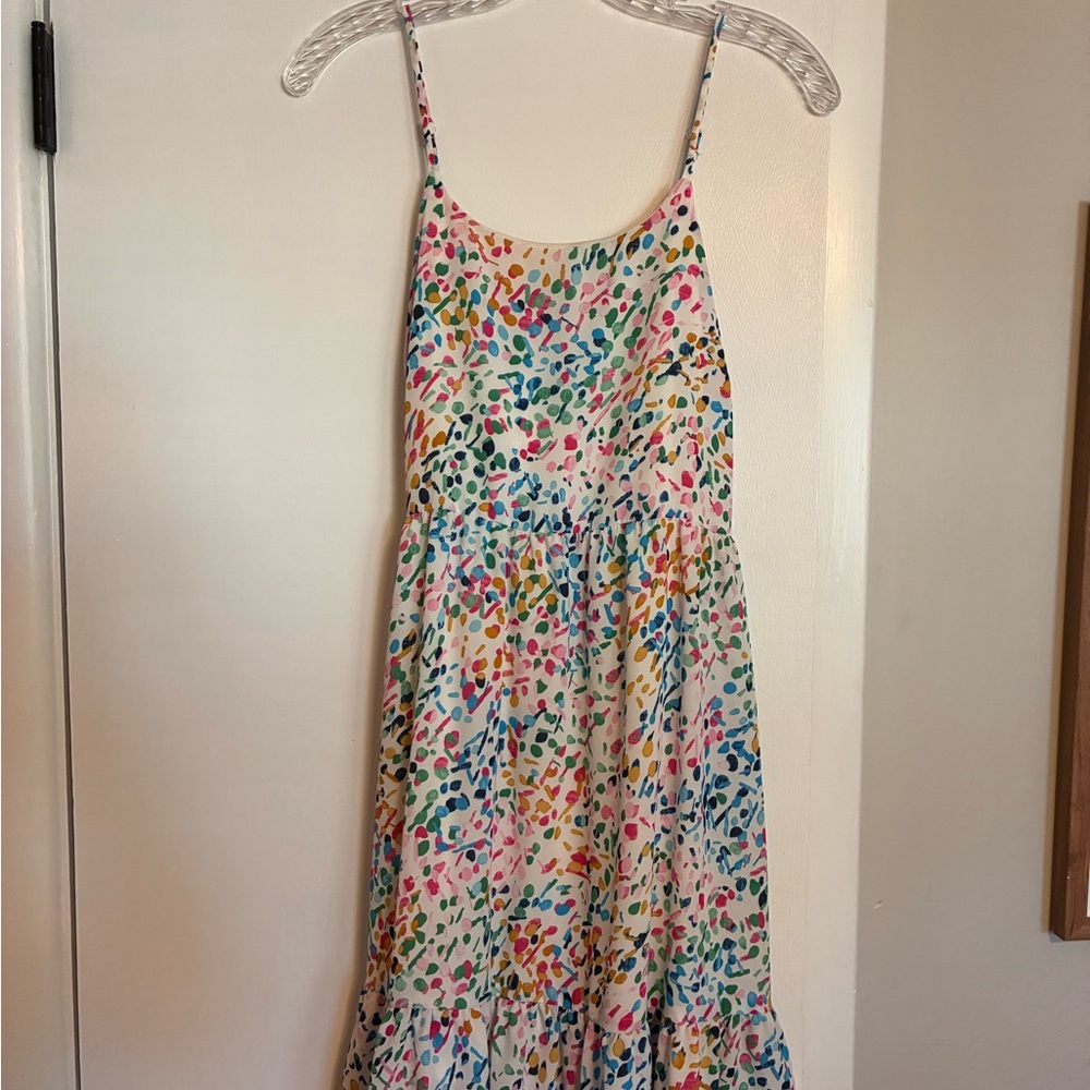 Vibrant Multicolor Spaghetti Strap Dress